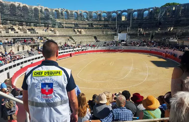 La Croix Blanche d'Arles couvre les risques potentiels lors d'événements ou de
manifestations.